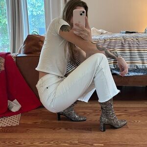 White Abercrombie Jeans